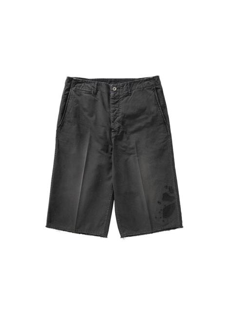 visvim BROADER CHINO SHORTS CRASH BLACK
