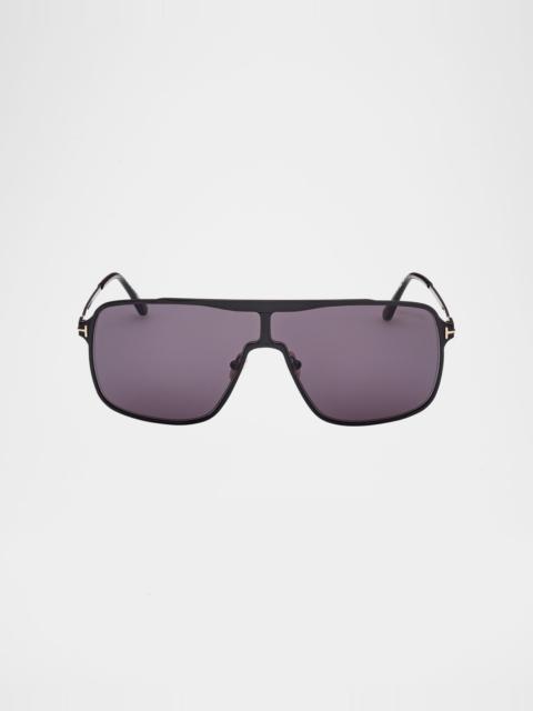 TOM FORD Zappa Metal and Acetate Aviator Sunglasses