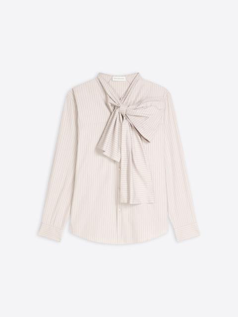 Dries Van Noten BOW NECK COTTON SHIRT