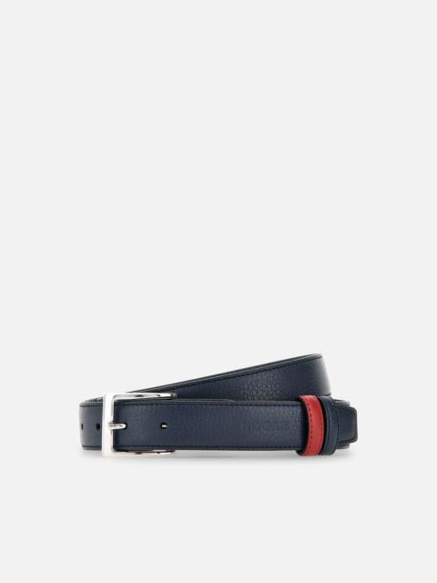 HOGAN Belt Black Red