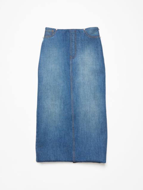 スカート Acne Studios Mid Blue Cotton Denim Mini Skirt Acne Studios - Denim mini skirt - Mid blue