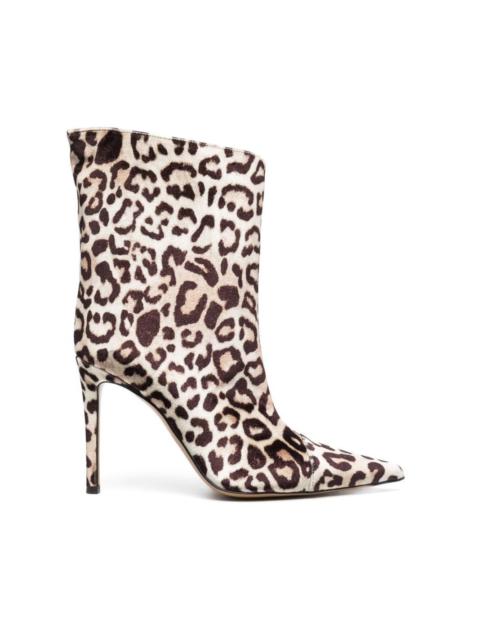 ALEXANDRE VAUTHIER Alex velvet leopard-print boots