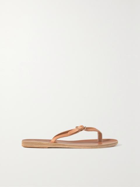 ANCIENT GREEK SANDALS Dihalo Leather Flip Flops