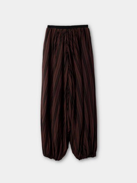 SUNNEI SAROUEL PANTS / black & brown stripes