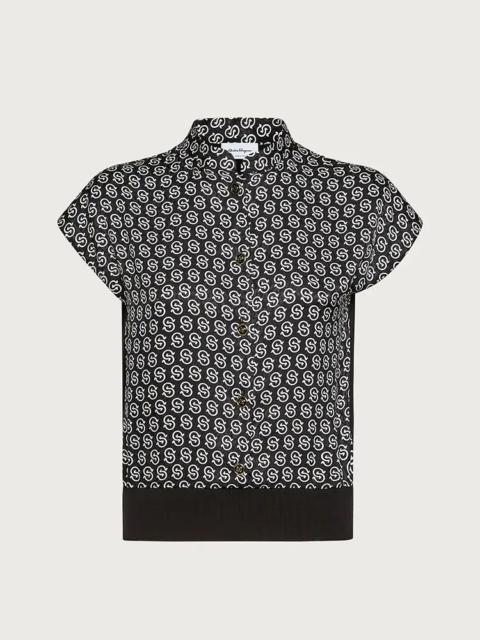 FERRAGAMO GANCIO S SHORT SLEEVED TOP