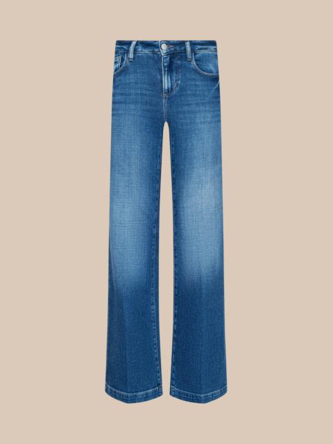 L'AGENCE Joanne Low-Rise Wide-Leg Jean