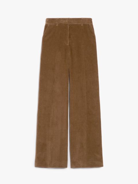 WEEKEND Max Mara TANIA Wide-leg velvet trousers