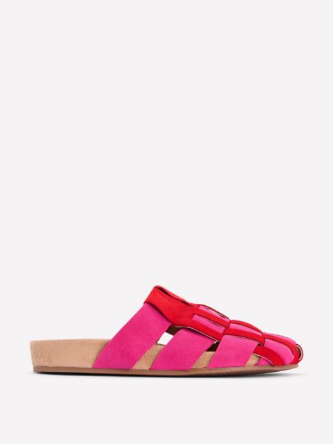 BODEN Loretta Multi Strap Clog-Pink/Red
