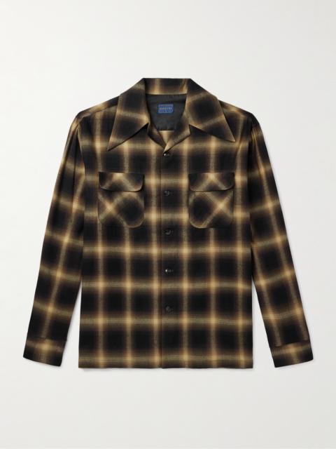 Kapital Kountry Camp-Collar Checked Cotton-Blend Flannel Shirt