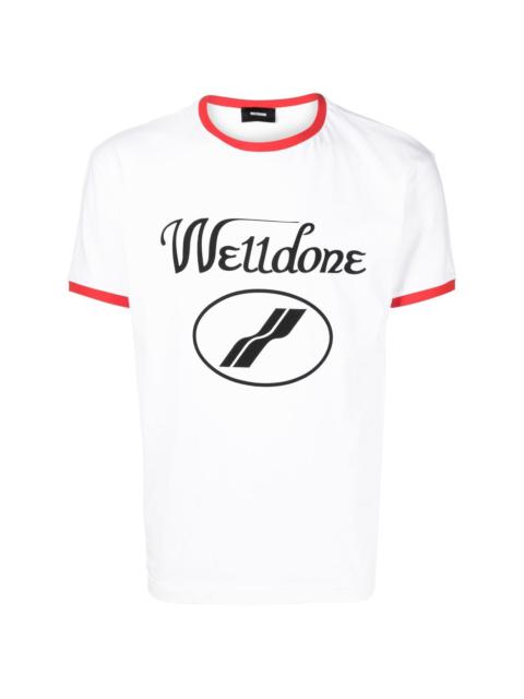 We11done logo-print crew-neck T-shirt