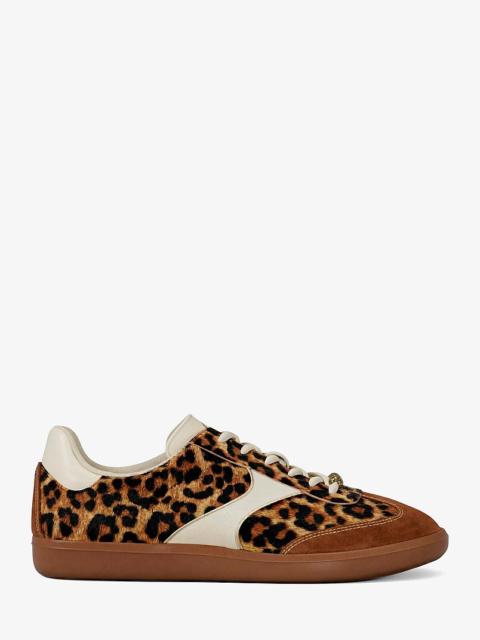 MICHAEL KORS Benny Leopard Print Calf Hair Sneaker
