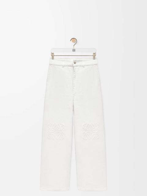 Loewe Anagram baggy jeans in denim
