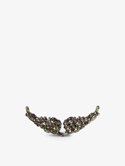 Zadig & Voltaire Swing Your Wings brass charm