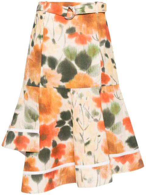 3.1 Phillip Lim floral-printed midi skirt