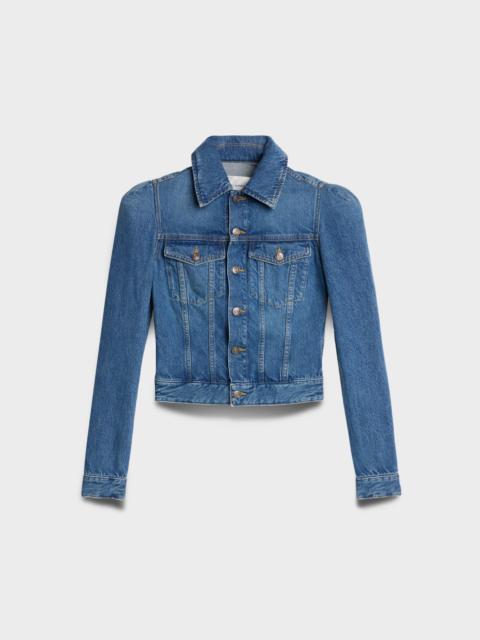 7 For All Mankind PUFF SLEEVE TRUCKER JACKET
