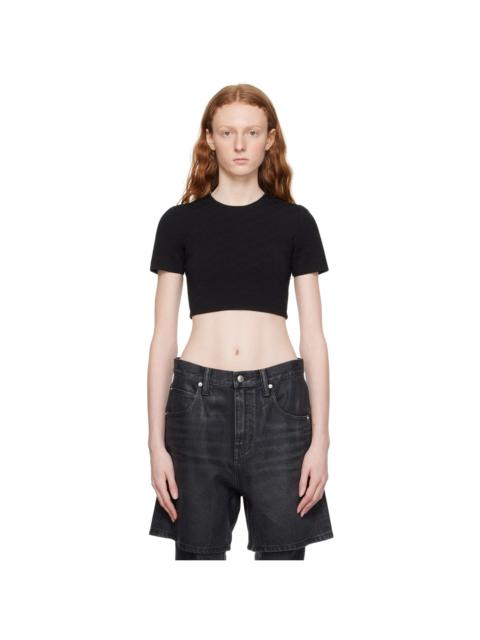 alexanderwang.t Black Cropped T-Shirt