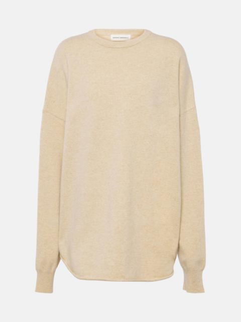 extreme cashmere N°53 Crew Hop cashmere-blend sweater