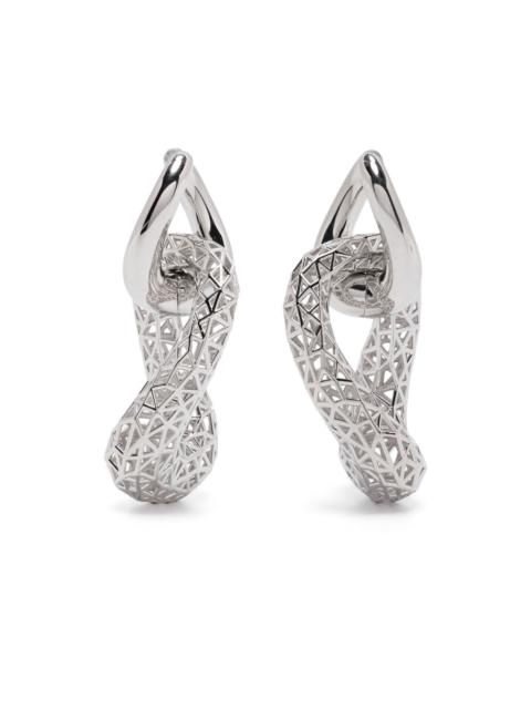 TOM WOOD Maze hoop earrings