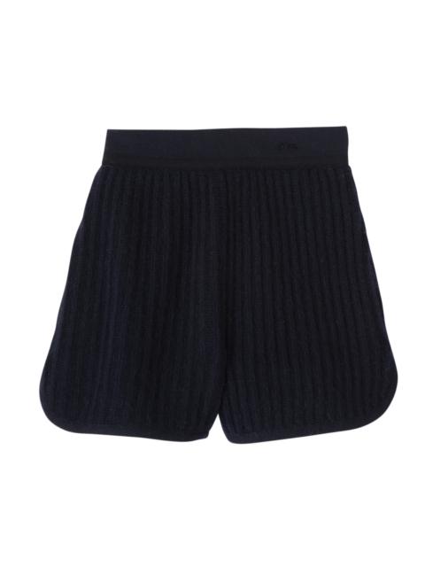 Longchamp Short pants Navy - Knit