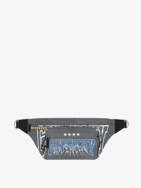 Givenchy ESSENTIEL U BUM BAG IN EMBROIDERED NYLON