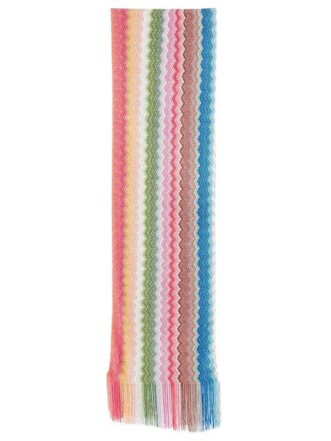 Missoni ZIG-ZAG VISCOSE FRINGED SCARF