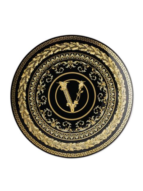 VERSACE Virtus Gala Black Bread & Butter Plate