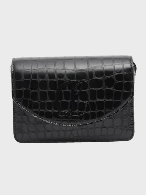 Loubi54 Crossbody Small in Alligator Embossed Leather
