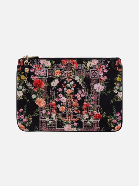 CAMILLA SMALL CANVAS CLUTCH