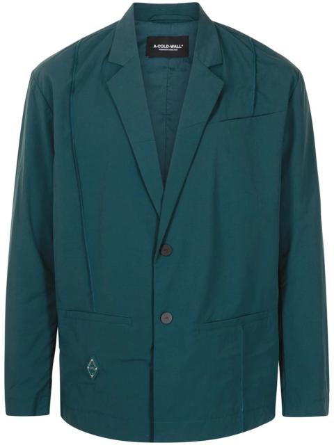 A-COLD-WALL* Rhombus single-breasted badge blazer