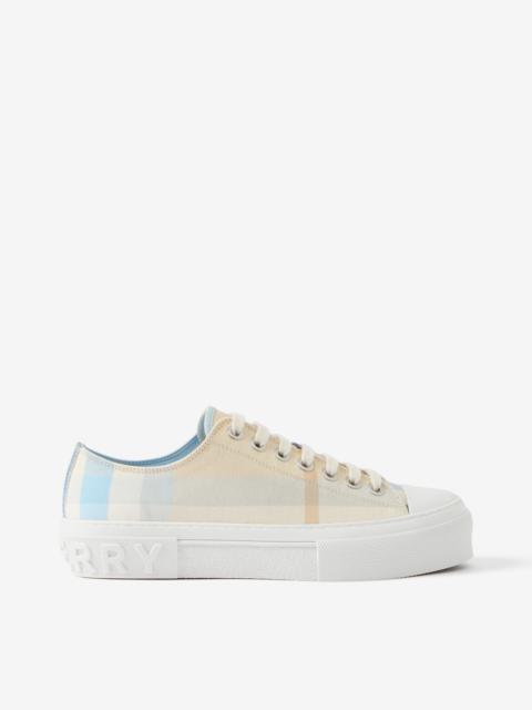 Burberry Check Cotton Sneakers