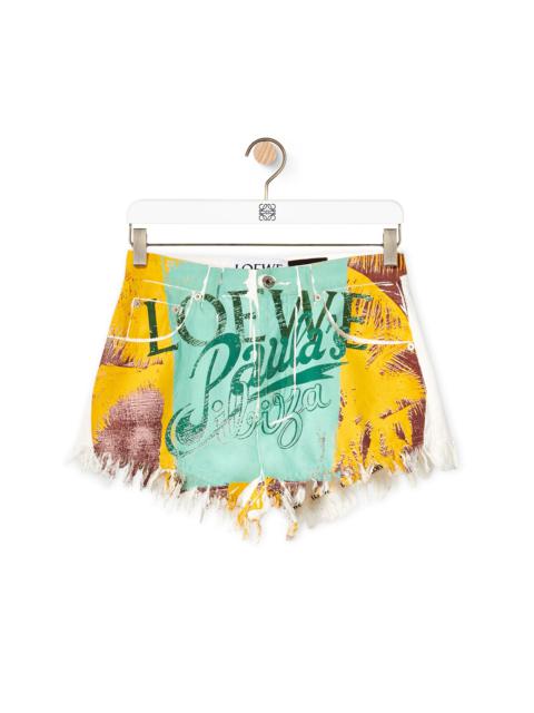 Loewe Palm shorts in denim
