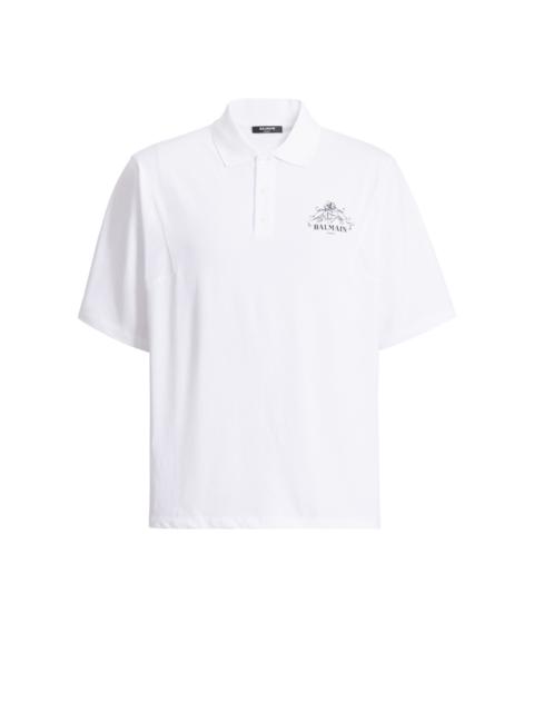 Balmain Printed Balmain Vine polo