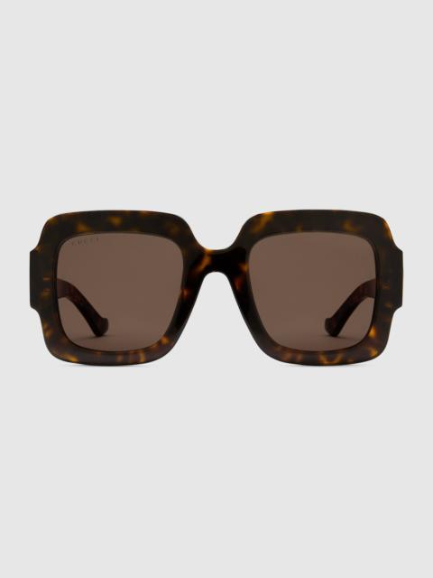 GUCCI Square-frame Double G sunglasses