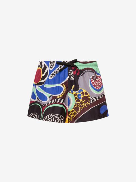 Moschino PSYCHEDELIC PRINT NYLON SWIM TRUNKS