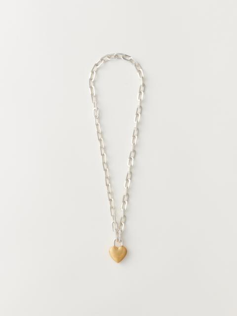 Ambush SMALL HEART PADLOCK CHAIN NECKLACE