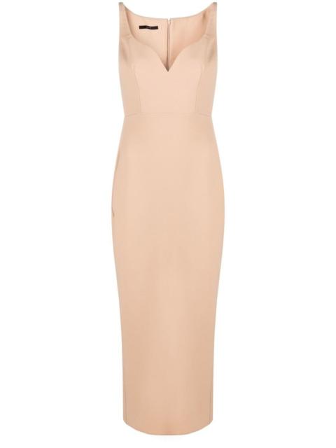 ALEX PERRY Blakely sleeveless midi dress