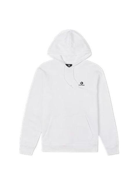 Converse Embroidered Star Chevron Pullover Hoodie 'White' 10019923-A26