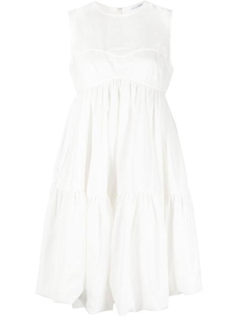 CECILIE BAHNSEN bow-detail minidress