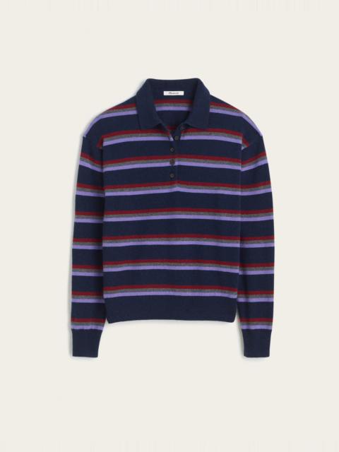 Madewell Polo Sweater in 100% SoftWool
