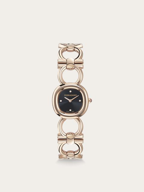 FERRAGAMO Double Gancini watch