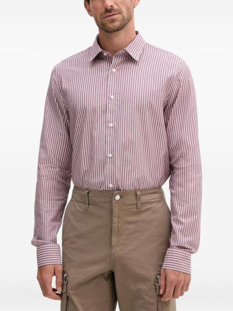 MICHAEL KORS striped long-sleeve shirt