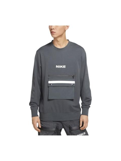 Nike Nike Sportswear City Made Sports Causual Reflective Big Pocket Round Collar Male Grey Gray DA0070-06