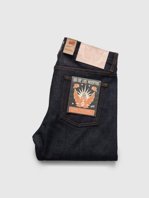 Naked & Famous "Dia De Los Muertos Bat" 12.5oz Selvedge Denim - Weird Guy Fit