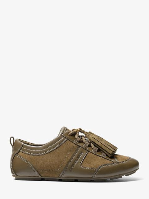 MICHAEL KORS Keely Tassel Suede Trainer