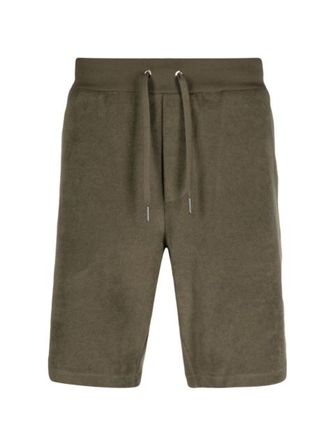 terry-cloth cotton shorts