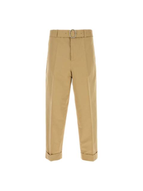Jil Sander belted chinos