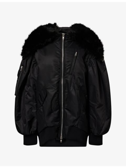 Simone Rocha Split-Hood Padded Bomber Jacket