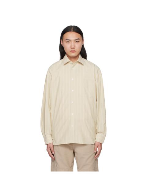 FILIPPA K Yellow Striped Shirt