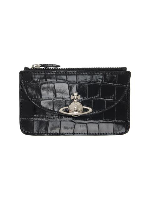 Vivienne Westwood Black Half Moon Card Holder
