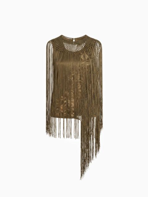 ULLA JOHNSON Willa Silk Fringe Top
